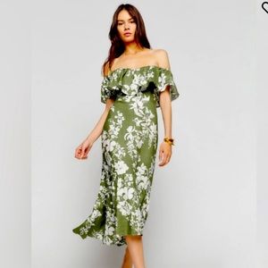 Reformation Baela Linen Dress